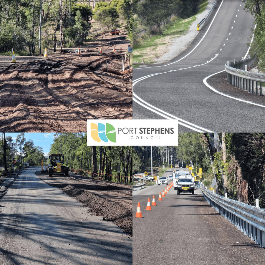 Italia Rd Upgrades, Stages 1, 2, 3, Civil Project Manager - Port Stephens Council
