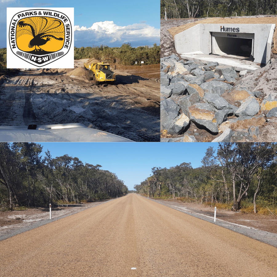 Mungo Brush Road Upgrade, Client Project Manager - National Parks &amp; Wildlife Service